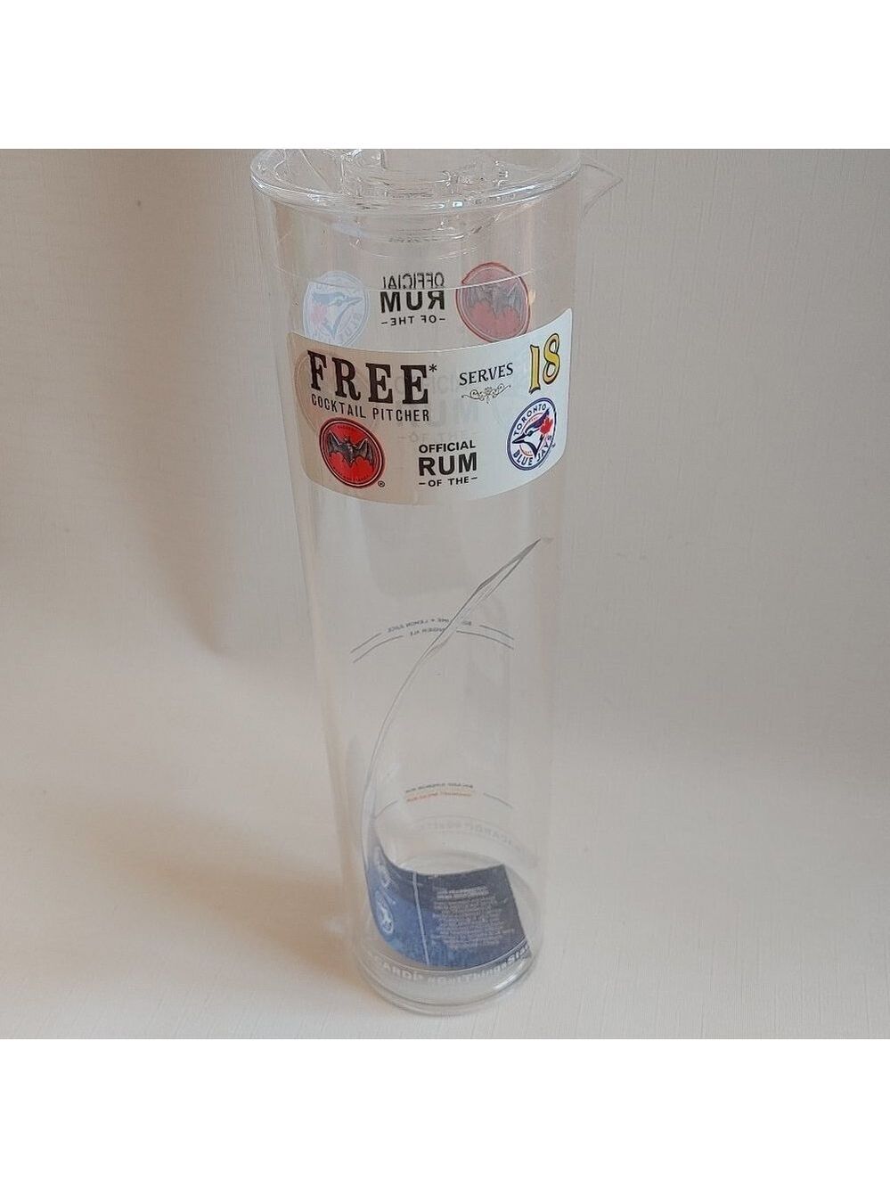 FUN BACARDI Cocktail Shaker BNWOT Official Rum of the Toronto Blue Jays